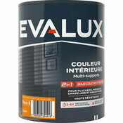 Peinture multi supports Base B Satin 1 L - Evalux - Brico Dépôt