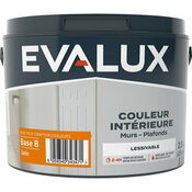 Peinture murs base B Satin 2,5 L - Evalux - Brico Dépôt