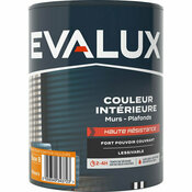 Peinture mur haute résistance Base B Velours 1 L - Evalux - Brico Dépôt