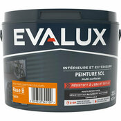 Peinture sol Base B Satin 2,5 L - Evalux - Brico Dépôt