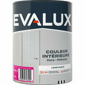 Peinture murs base A Satin 1 L - Evalux - Brico Dépôt