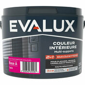 Peinture multi supports Base A Satin 2,5 L - Evalux - Brico Dépôt