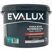 Peinture mur haute résistance Base C Satin 10 L - Evalux - Brico Dépôt