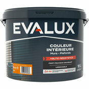 Peinture mur haute résistance Base B Mat 10 L - Evalux - Brico Dépôt