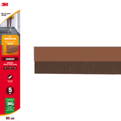 Bas de porte brosse en pvc sol irrégulier marron 0,93m - 3M - Brico Dépôt