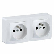 Double prise Alrea - Brico Dépôt