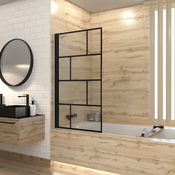 Pare baignoire Bricks 80 x H 140 cm - Brico Dépôt