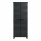 Armoire haute en résine noir 172X66X36 cm - Brico Dépôt