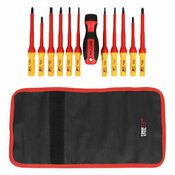 Lot 12 tournevis isolees interchang. - Forge steel - Brico Dépôt