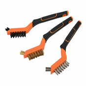 Lot de 3 mini brosses metalliques - MAGNUSSON - Brico Dépôt