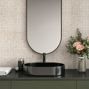 Mosaïque Travertin "Carré mini" 30,5 x 30,5 cm - Brico Dépôt