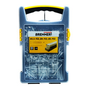 Assortiment de 1200 vis multi-usage tête fraisée, Posidriv - Brenner - Brico Dépôt