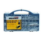 Assortiment de 600 vis multi-usage tête fraisée, Posidriv - Brenner - Brico Dépôt