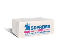 Lot de 7 panneaux extrudés lambda 33 - 1,25X0,6M EP.60MM, XPS - Soprema - Brico Dépôt