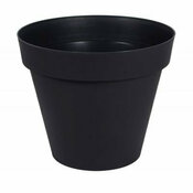 Pot plastique gris foncé 356 L Ø 100 cm H.79 cm rond "Toscane"  - Eda - Brico Dépôt
