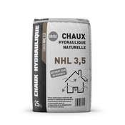 Chaux hydraulique naturelle grise NHL : 3,5 - 25 kg - Brico Dépôt