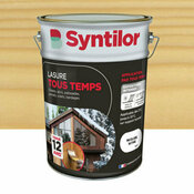 Lasure tous temps couleur incolore satiné - 5L - Syntilor - Brico Dépôt
