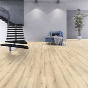 sol stratifié à clipser classe 32, AC3 couleur chêne clair Ep. 7MM "EVOKE VANILLIA" - Brico Dépôt