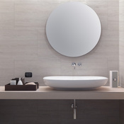 Dalles murales  PVC beige mate HORIZON  - 7 dalles 75x45 cm résistantes UV et eau - Brico Dépôt