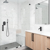 Dalles murales PVC gris brillant GLOSS ECLIPSE - 75x45 cm pour pièces humides - Brico Dépôt