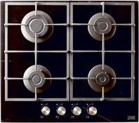 Plaque de cuisson gaz verre noir - Cooke and Lewis - Brico Dépôt