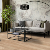 Sol stratifié à clipser DAKOTA ERIE chêne naturel mat AC5, 138,3x19,3 cm, Ep.10 mm - Brico Dépôt