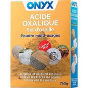 Acide Oxalique, sel d'oseille, poudre multi-usages - 750G - Onyx - Brico Dépôt