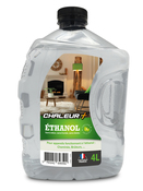 Liquide combustible Ethanol sans odeur pour cheminée CHALEUR + 4L - Brico Dépôt