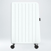 Radiateur à inertie sèche céramique mobile CARRERA 2000 W blanc 67x43x31 cm - Carrera - Brico Dépôt