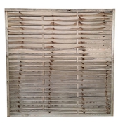 Panneau bois de pin traité sous pression pour clôture jardin - 180x180x2 mm - Brico Dépôt