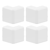 Lot de 4 angles extérieurs blancs pour moulure - 10x22 mm - GGK - Brico Dépôt
