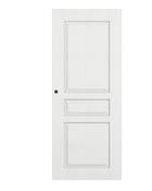 Porte coulissante prépeint 3 panneaux blanc 83 cm ORDESA - Brico Dépôt