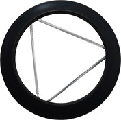 Rosace émaillée WESTAFRANCE D.150 mm noir mat - Westaflex - Brico Dépôt