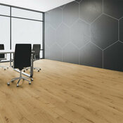 Sol stratifié à clipser 8 mm AC4 effet chêne naturel BERMAIN - 138,3x19,3 cm - Cooke and Lewis - Brico Dépôt