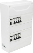 Tableau pré-équipé T1T2 2R  26 modules blanc - Novelec - Brico Dépôt