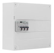 Tableau pré-équipé 1R 13 modules 1ID 2 disjoncteurs blanc - Siemens - Brico Dépôt