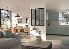 Vérrière intérieure aluminium 3 vitrages noir mat OPTIMUM - Brico Dépôt