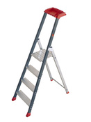 Escabeau 4 marches PROLUX aluminium léger 280 cm hauteur travail - Escalux - Brico Dépôt