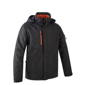 Parka noire/orange imperméable robuste et confortable GRS YUZU II -  XL - Brico Dépôt