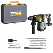 Marteau perforateur SDS+ sans fil 18V -  2,8 J - Titan - Brico Dépôt