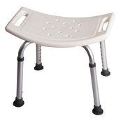 Tabouret de douche - P. 44 cm x H. 42 à 60 cm x l. 51 cm - Brico Dépôt