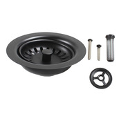 Bonde + panier pour évier inoxydable noir - 7,9 x 4,1 cm - Brico Dépôt