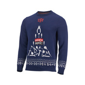 Pull de noël 2025 bleu motif sapin Brico Dépôt - S - Brico Dépôt