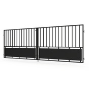 Portail métal battant noir CASTEL - 120 x 350 cm - Brico Dépôt