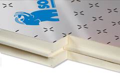 Lot de 6 (5+1 offerte) panneau polyuréthane, aluminium R.3,70 m²K/W - L.120 x l.60 x Ep.8 cm - Soprema - Brico Dépôt