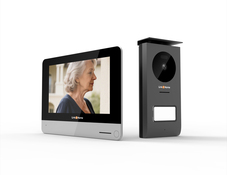 Portier vidéo connecté 7 pouces noir, vision noctune - Brico Dépôt