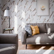 Panneau MDF marbre blanc - H.275 x Ep.30 cm - Brico Dépôt