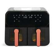 Airfryer 2 cuves 9L LIVOO X 2400W avec écran tactile numérique - Brico Dépôt