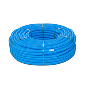 Tube PE-RT gainé bleu D.16mm L.25m - Brico Dépôt