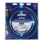 Tuyau de gaz sans date de remplacement L. 75 cm - Addax - Brico Dépôt